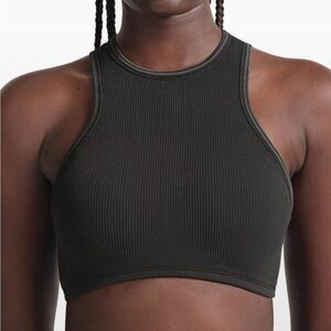 NIKE SKIMS Racer Front Bra Onyx - XS